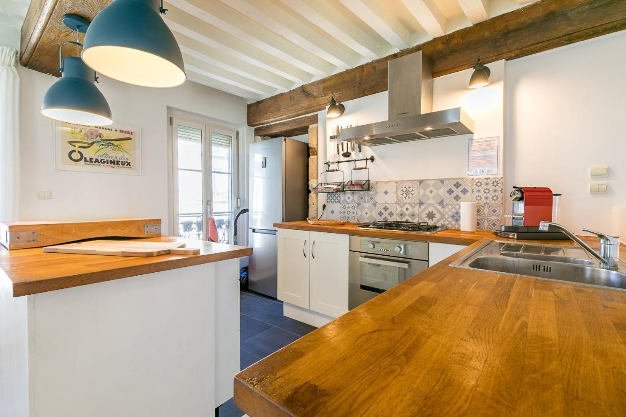 Le Rousseau Charme Et Authenticite- Srloc Apartment Dijon Bagian luar foto