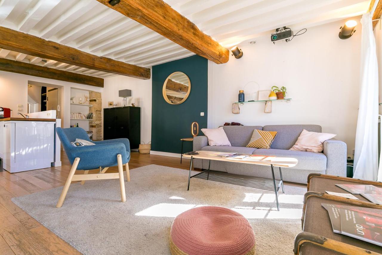 Le Rousseau Charme Et Authenticite- Srloc Apartment Dijon Bagian luar foto